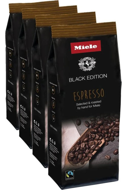 Miele Coffee Beans Black Edition Espresso 4pk #12792190 available at Ace Vacuums