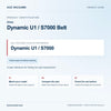 Miele Dynamic U1 / S7000 Belt identification guide with reference Dynamic U1 / S7000 and model and fit checks