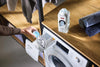 Miele Liquid Detergent UltraSoft Fabric Softener 11987230, being poured into washer drawer
