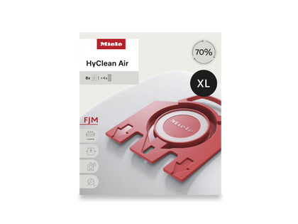 Miele HyClean XL Pack FJM 8 Count Vacuum Bags #12901920 available at Ace Vacuums
