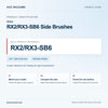 Miele RX2/RX3-SB6 Side Brushes identification guide with reference RX2/RX3-SB6 and model and fit checks