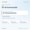Miele S5 / S8 Powerhead Belt identification guide with reference S5 / S8 powerhead belt and model and fit checks