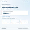 Miele S900 Replacement Filter identification guide with reference 5893420 and model and fit checks