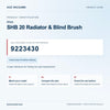Miele SHB 20 Radiator & Blind Brush identification guide with reference 9223430 and model and fit checks