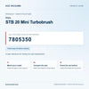 Miele STB 20 Mini Turbobrush identification guide with reference 7805350 and model and fit checks