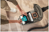 Miele TU Performance Pack HyClean Air 16 Vacuum Bags w/ HA50 #12909910 – TU bag being fitted in open vacuum compartment