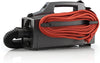 Oreck XL Pro 5 Super Compact Canister Bagged Vacuum Cleaner – Model #BB900-DGR – canister rear and orange power cord