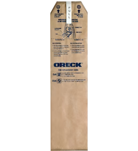 Oreck Genuine Upright Magnesium & Discover Vacuum Cleaner Bags 6-Pack (Replaces LWPK6OH / AK1LW6H) – Part #AK1LW6H available at Ace Vacuums