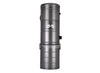 VacuMaid P110 cyclonic central vacuum power unit in gray steel