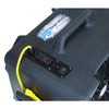 Powr-Flite F5 Axial Fan / Air Mover with Handle and Wheels – Part #PDF5DX – air mover handle and control panel close-up