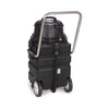 Powr-Flite Wet/Dry Tank Vacuum 15 Gallon with Poly Tank & Tool Kit – Part #PF54 – wet/dry vacuum rear angled view