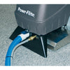 Powr-Flite Prowler Self-Contained Carpet Extractor 9 Gallon – Part #PFX900S – extractor hose connections close-up