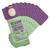 ProTeam Intercept Micro Filter for ProTeam ProForce and ProCare Upright Vacs (10-Pack) #103483 – filter bags arranged in a fan