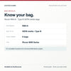 Riccar RBH-6 type b hepa media bags, bag specification and identification graphic. Available at AceVacuums.