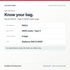 Riccar RXH-6 type x hepa media bags, bag specification and identification graphic. Available at AceVacuums.