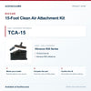 Riccar TCA-15 15-Foot Clean Air Attachment Kit identification guide with model and part checks. Available at Ace Vacuums.