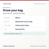 Riccar RSLP-6 supralite plus bags, bag specification and identification graphic. Available at AceVacuums.