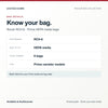 Riccar RCH-6 prima hepa media bags, bag specification and identification graphic. Available at AceVacuums.