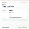 Riccar RCB-HD3 premium central vacuum bags, bag specification and identification graphic. Available at AceVacuums.