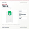 Riccar RCHC-6 prima charcoal hepa bags, unpackaged product view. Available at AceVacuums.