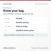 Riccar RS100RB supraquik reusable cloth bag, bag specification and identification graphic. Available at AceVacuums.