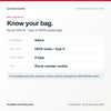 Riccar RHH-6 type h hepa media bags, bag specification and identification graphic. Available at AceVacuums.