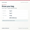 Riccar Type A upright replacement bags, bag specification and identification graphic. Available at AceVacuums.