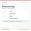 Riccar C13-6 type a paper bags, bag specification and identification graphic. Available at AceVacuums.