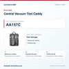 Riccar AA157C Central Vacuum Tool Caddy identification guide with model and part checks. Available at AceVacuums.