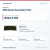 Riccar B622-0100 8000 Series Secondary Filter identification guide with model and part checks. Available at AceVacuums.