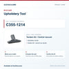 Riccar C355-1214 Upholstery Tool identification guide with model and part checks. Available at AceVacuums.