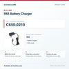 Riccar C650-0210 R65 Battery Charger identification guide with model and part checks. Available at AceVacuums.