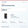 Riccar RVF-2 Vibrance Exhaust Filter identification guide with model and part checks. Available at Ace Vacuums.