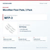 Riccar MFP-3 Microfiber Floor Pads, 3 Pack identification guide with model and part checks. Available at AceVacuums.