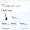 Riccar Prima Turbo Prima Straight Suction Canister identification guide with model and part checks. Available at AceVacuums.