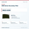 Riccar B622-0200 8000 Series Secondary Filter identification guide with model and part checks. Available at Ace Vacuums.