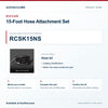 Riccar RCSK15NS 15-Foot Hose Attachment Set identification guide with model and part checks. Available at Ace Vacuums.