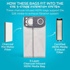Simplicity S26 Premium Allergy HEPA Media Bags 6 Pk - S26HC 6