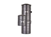 VacuMaid S1600 split canister central vacuum with separate dirt can