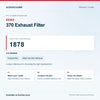 SEBO 1878 370 Exhaust Filter identification guide with model and part checks. Available at AceVacuums.
