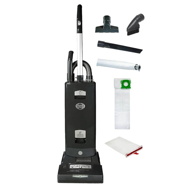SEBO Automatic X7 Premium Upright Vacuum Cleaner | #91543AM (Graphite)