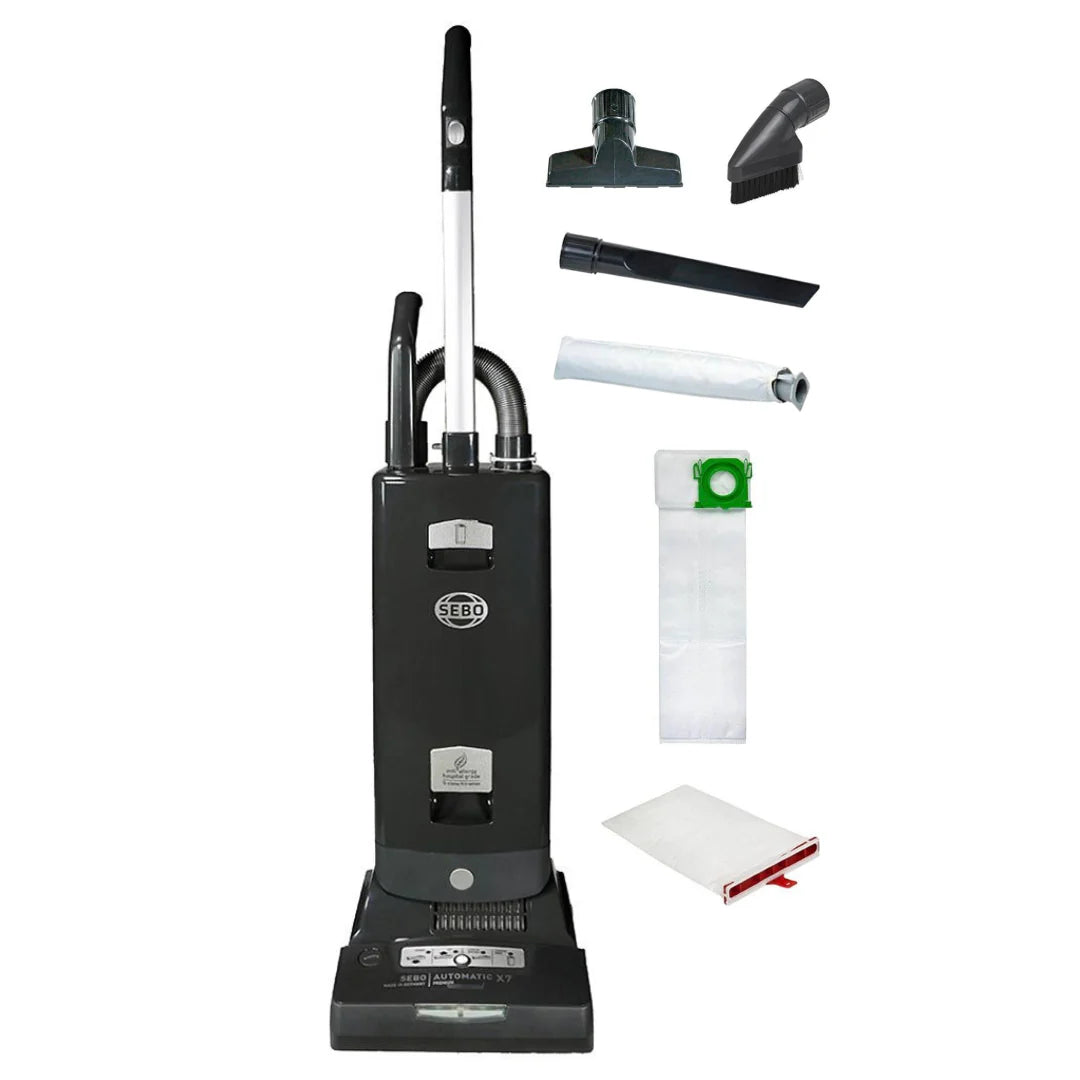 Graphite SEBO Automatic X7 Premium upright vacuum cleaner model 91543AM