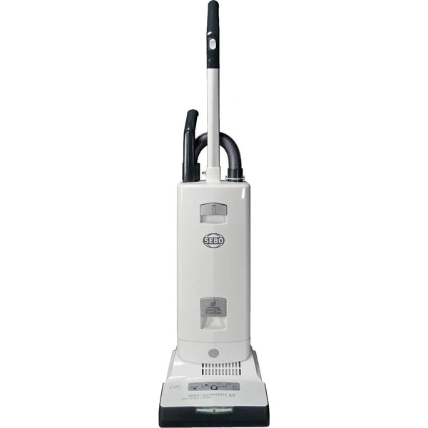 SEBO Automatic X7 Premium Arctic White upright vacuum 91542AM available at AceVacuums