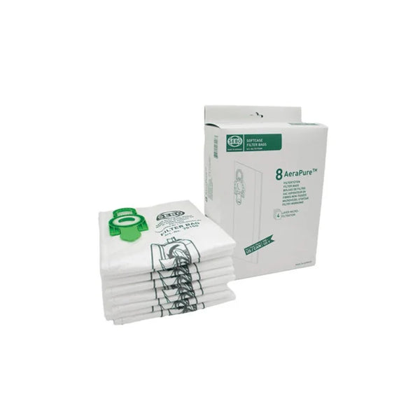 Sebo Filter Bag Box Softcase (15-piece Carton), 8 Bags with Caps – 75175A1