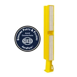 Sebo Pre-Motor HEPA Microfilter X, G, 300/350 #5812ER – yellow HEPA filter cartridge upright