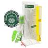 Sebo HEPA Service Box X7/X8 (6-Piece Carton) – 8 Bags, HEPA Microfilter, Exhaust Filter & Sealing Strip #51829A1 – bags, filter cartridge and sealing strip beside retail box