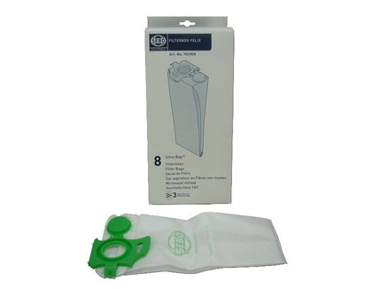 Sebo Felix Filter Bags (9-piece carton), 8 bags with caps – 7029A1
