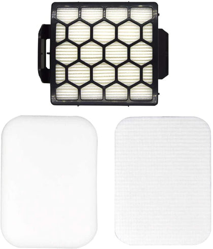 Shark HEPA Filter, Foam & Felt Filter Kit for Navigator Zero-M Pet Pro & Swivel Pro Upright Vacuums NV150, NV150C, NV251, NV255, ZU51, ZU60, ZU62, ZU62C – Replaces 1238FT60, 1239FT60, 679, 678 (Part #F679) available at Ace Vacuums