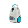 Simplicity Scout Canister Vacuum Cleaner – canister standing vertically angled view