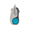 Simplicity Scout Canister Vacuum Cleaner – canister side showing turquoise wheel